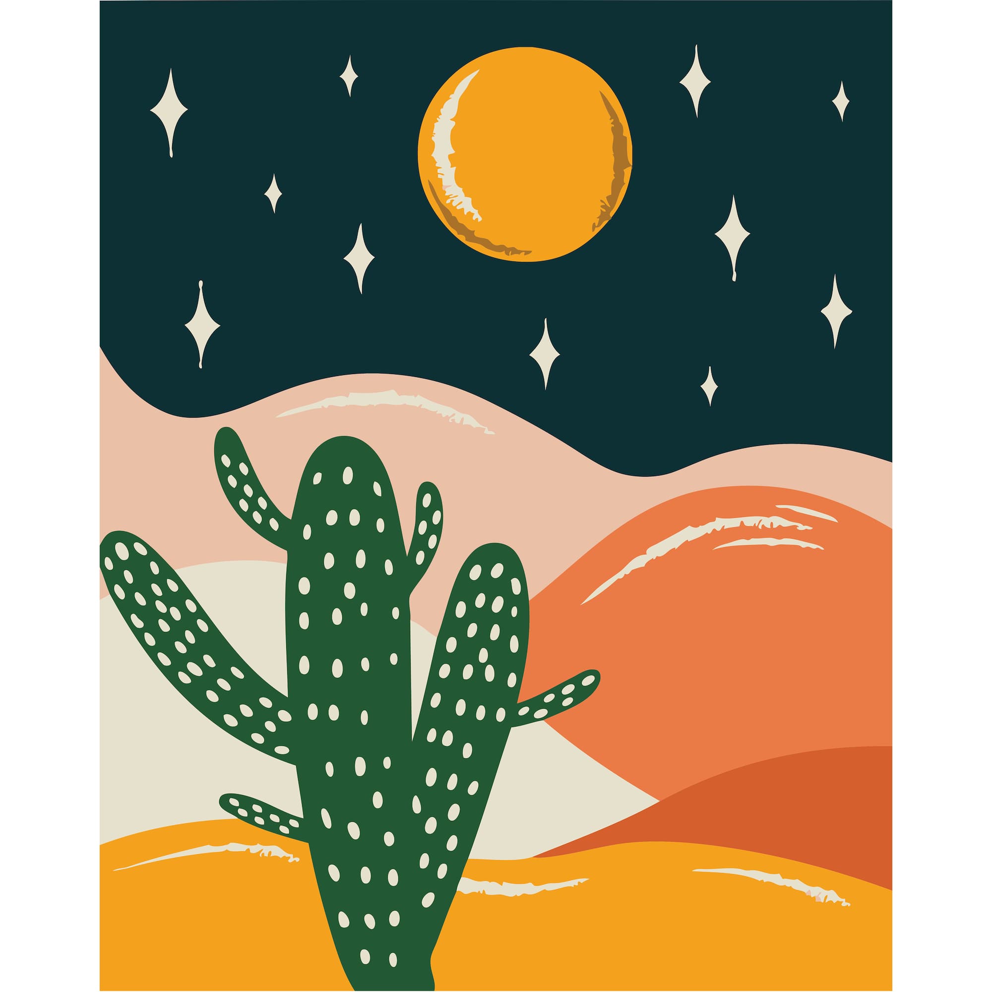 Desert Paint-by-Number Kit by Artist's Loft®